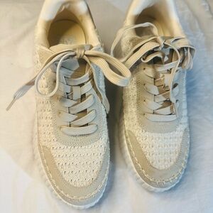 DV by Dolce Vita Cream Knit Sneakers